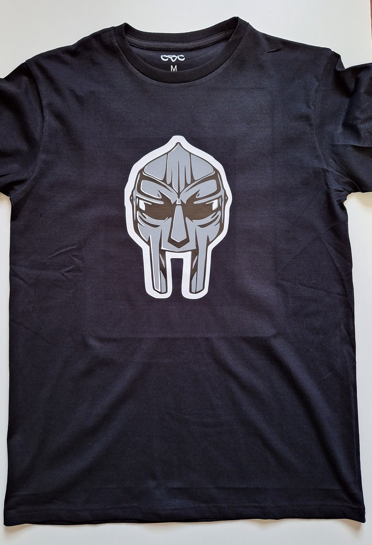 MF DOOM Mask Black T-Shirt - Catch Body Customs