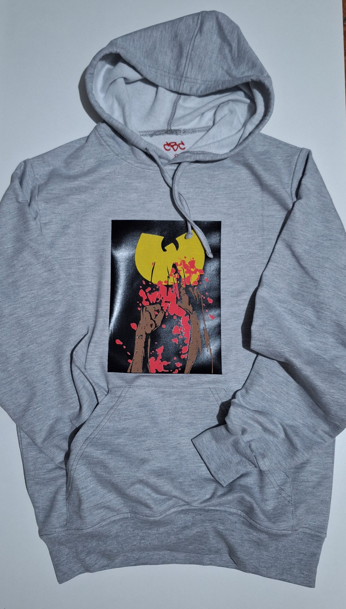 Wu-Tang Bloody Canvas Hoodie - Catch Body Customs