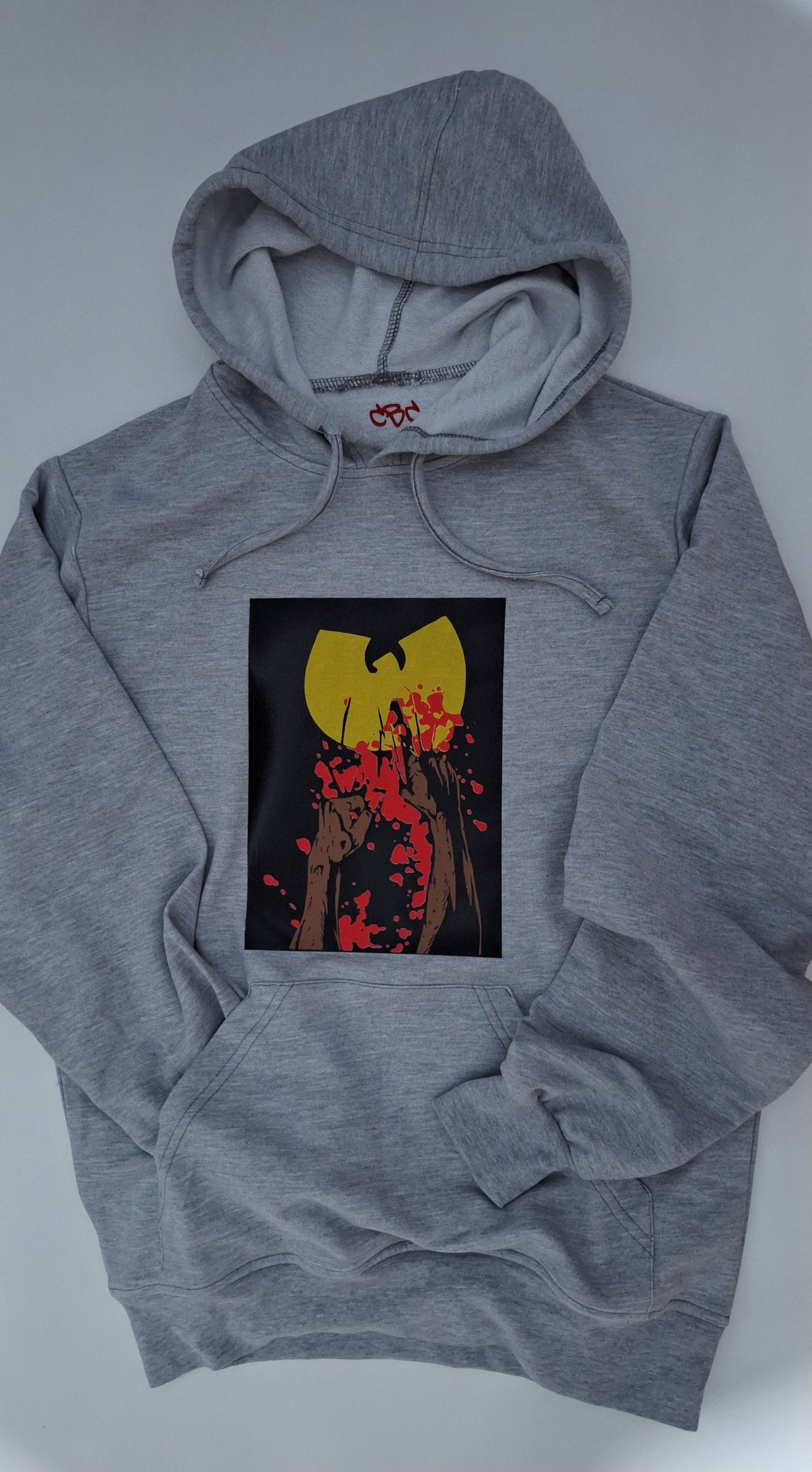 Wu-Tang Bloody Canvas Hoodie - Catch Body Customs