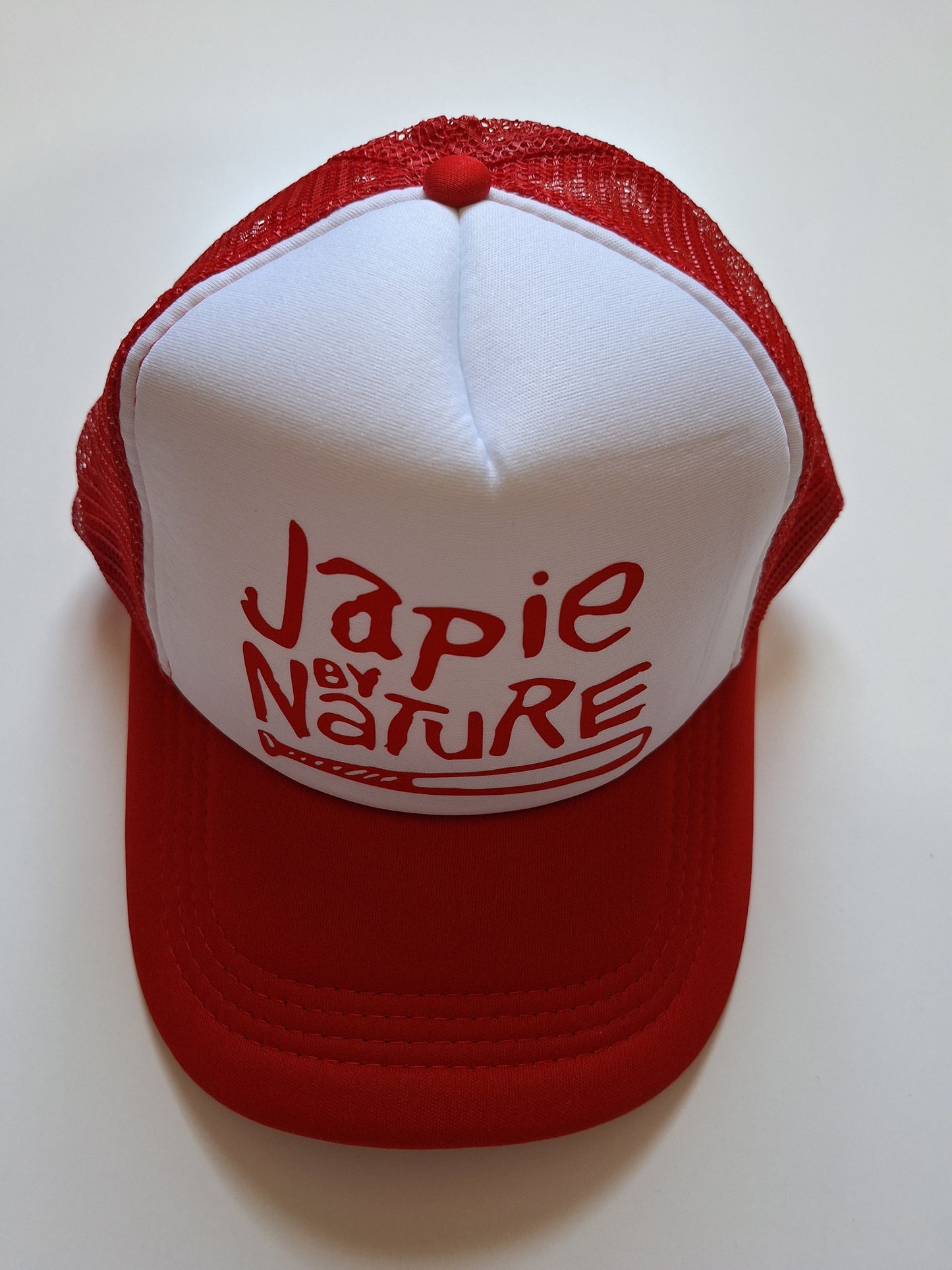 One-of-One Naughty By Nature Gas Station Trucker Cap - Catch Body Customs