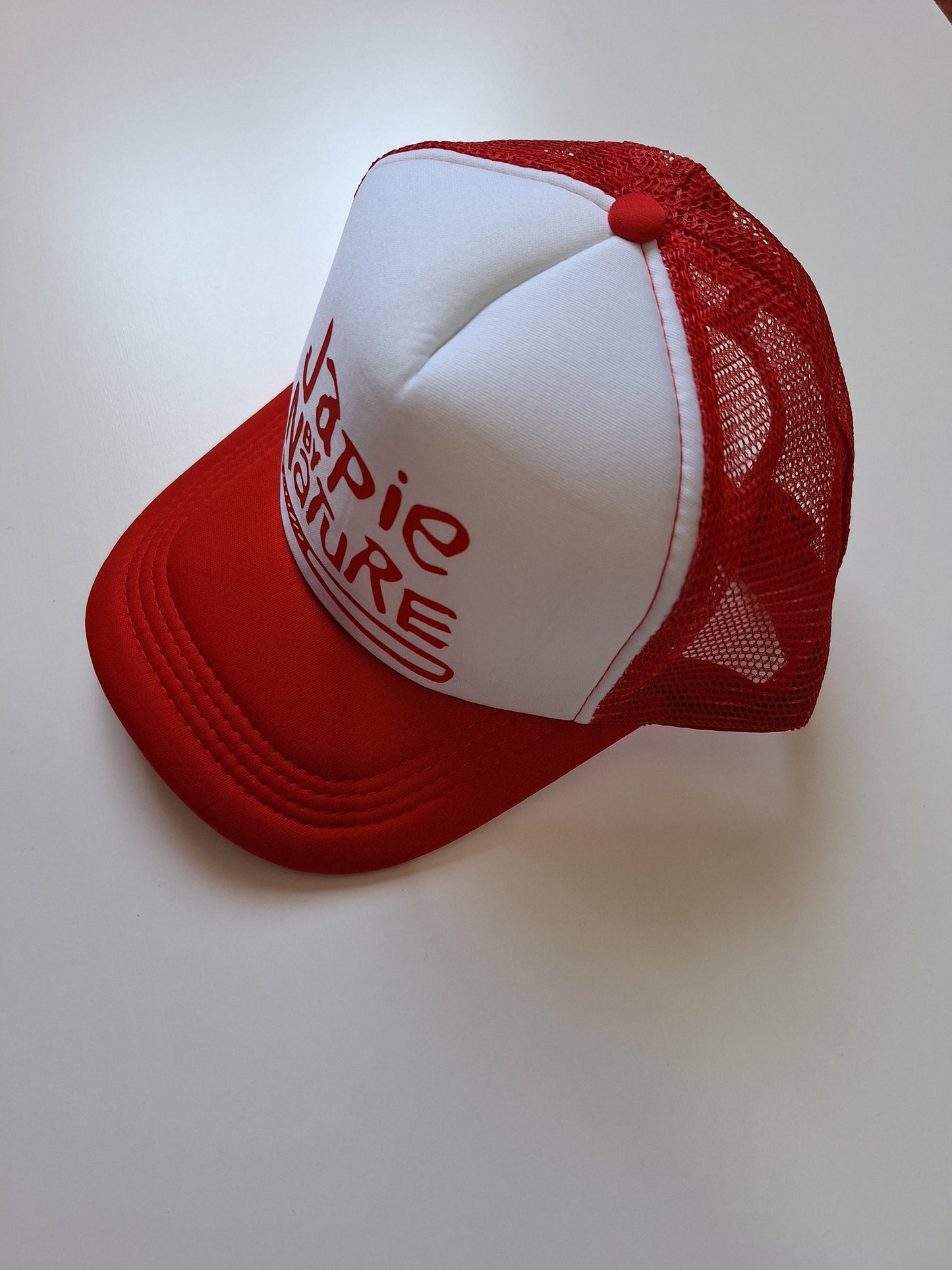 One-of-One Naughty By Nature Gas Station Trucker Cap - Catch Body Customs
