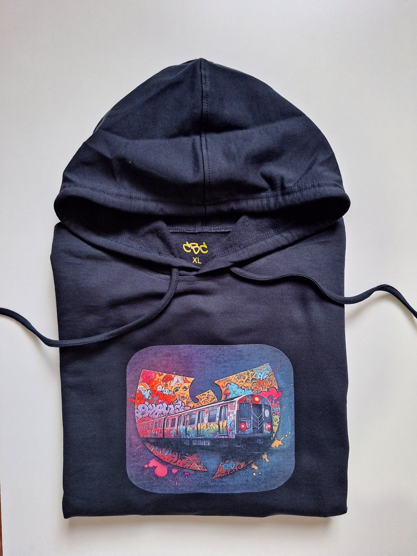 Wu-Tang Graffiti Train Hoodie - Catch Body Customs