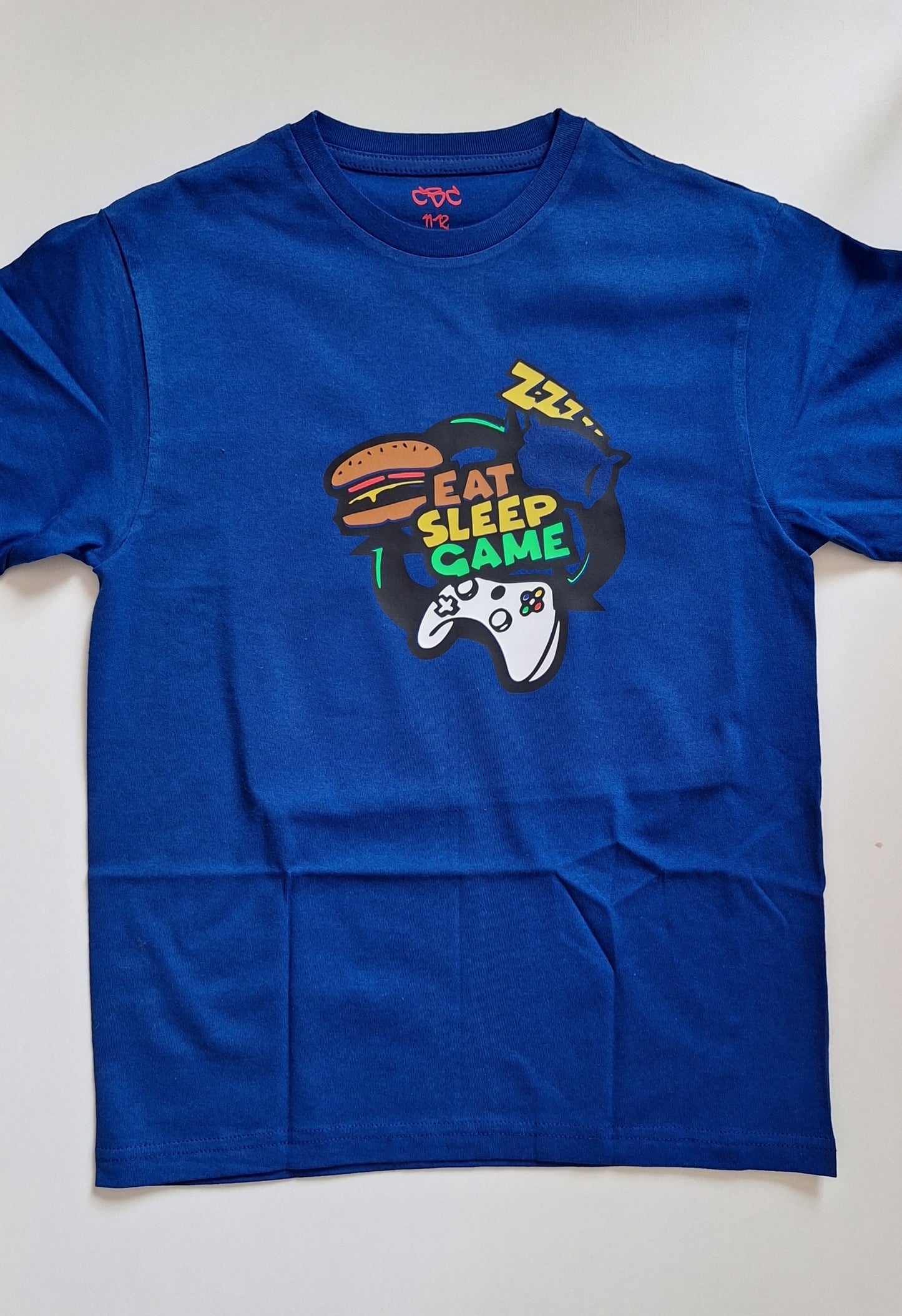 Eat, Sleep, Game T-Shirt - Catch Body Customs