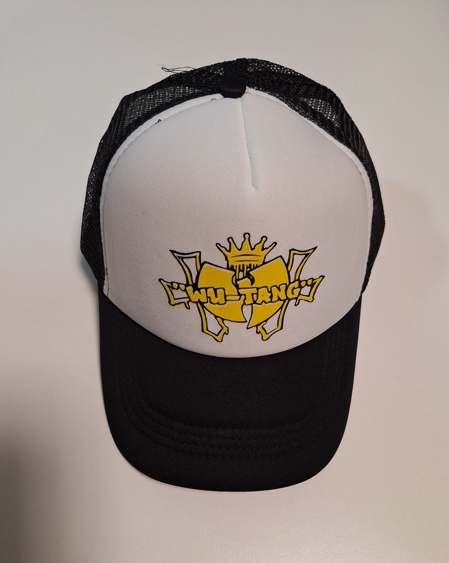Wu-Tang Crown Graffiti Trucker Cap - Catch Body Customs
