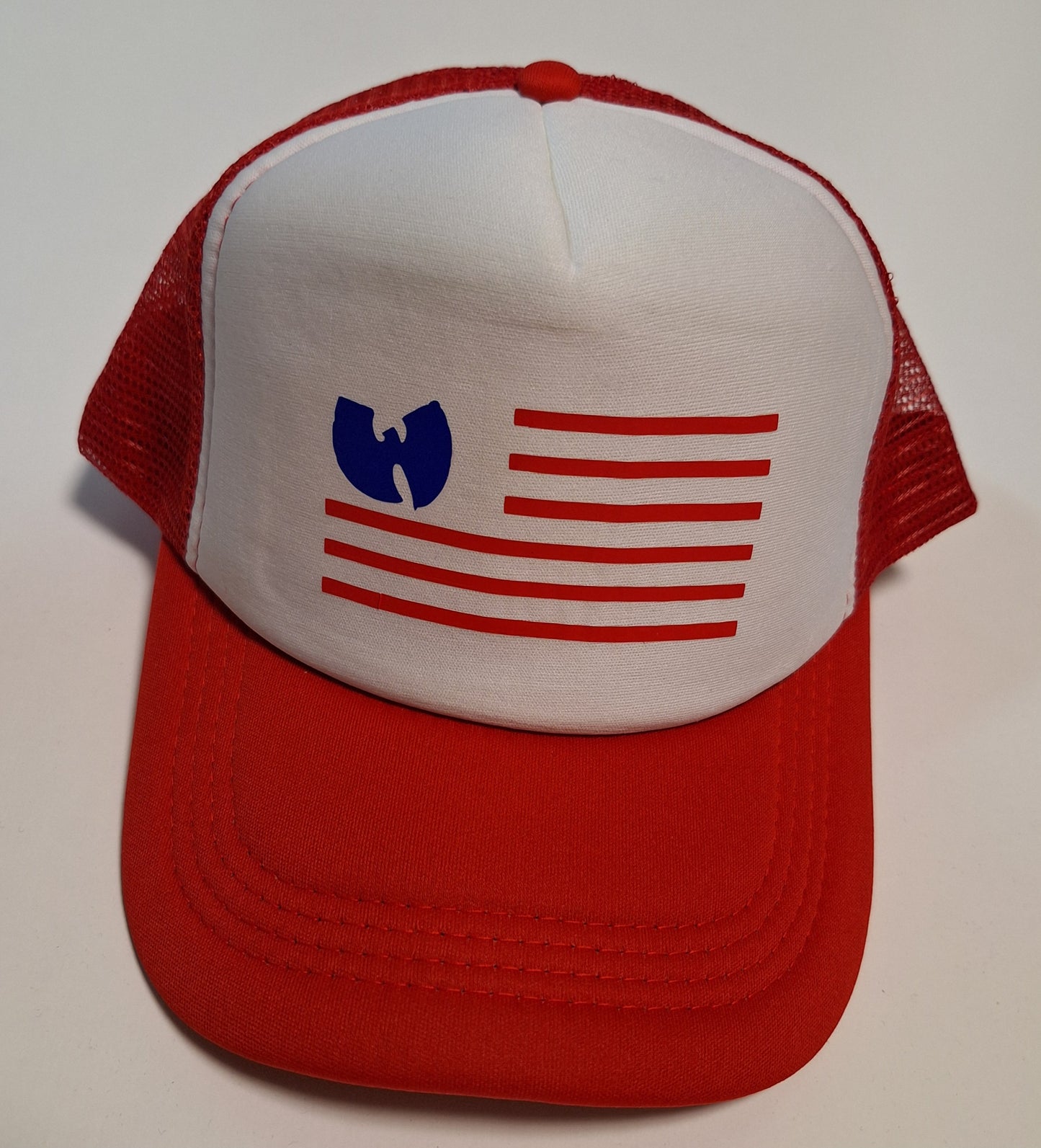 Wu-Tang Flag Trucker Cap - Catch Body Customs