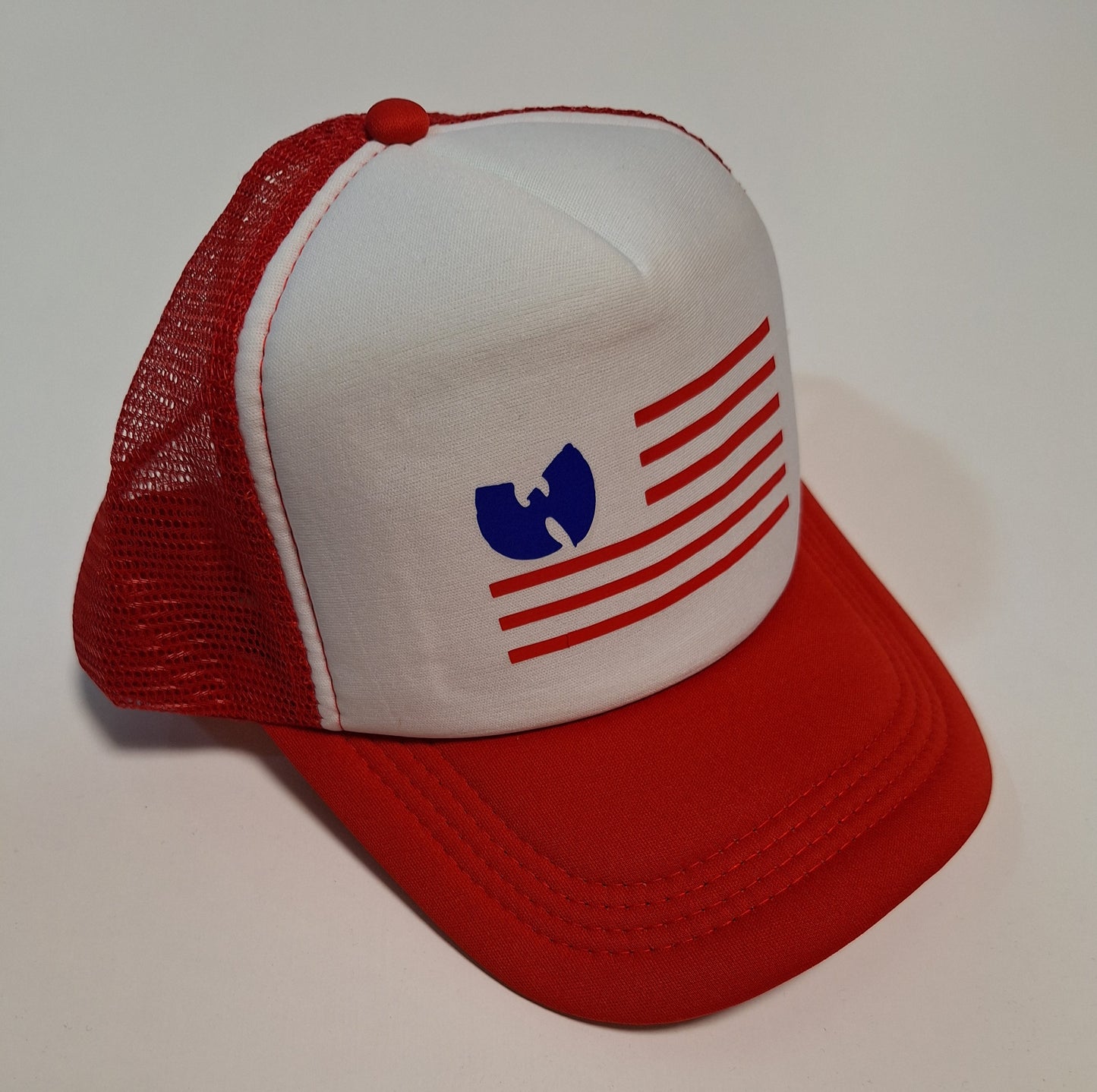 Wu-Tang Flag Trucker Cap - Catch Body Customs