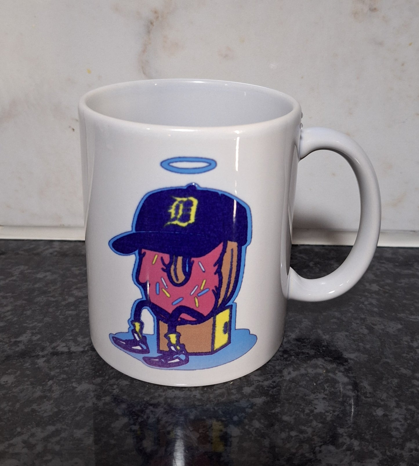Dilla Donut Record Crate Mug - Catch Body Customs