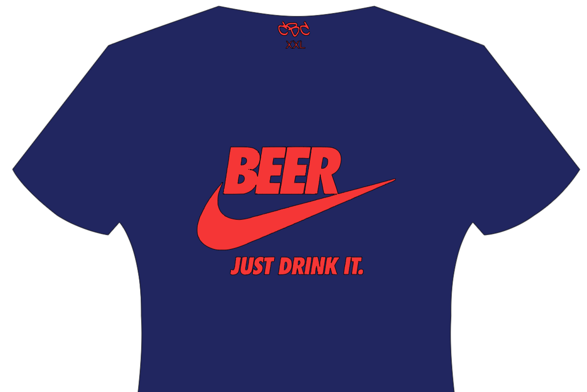 Beer Nike T-Shirt - Catch Body Customs