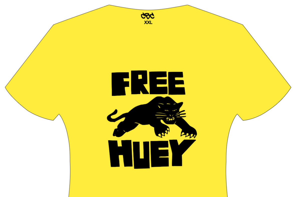 Free Huey Placard T-Shirt - Catch Body Customs