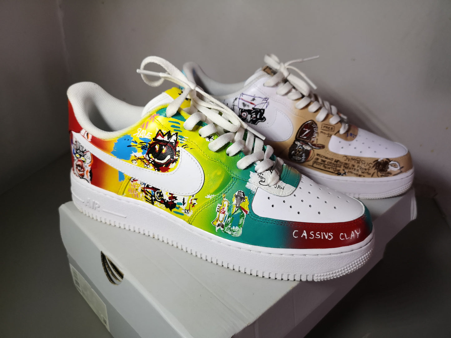 Basquiat AF1s - Catch Body Customs