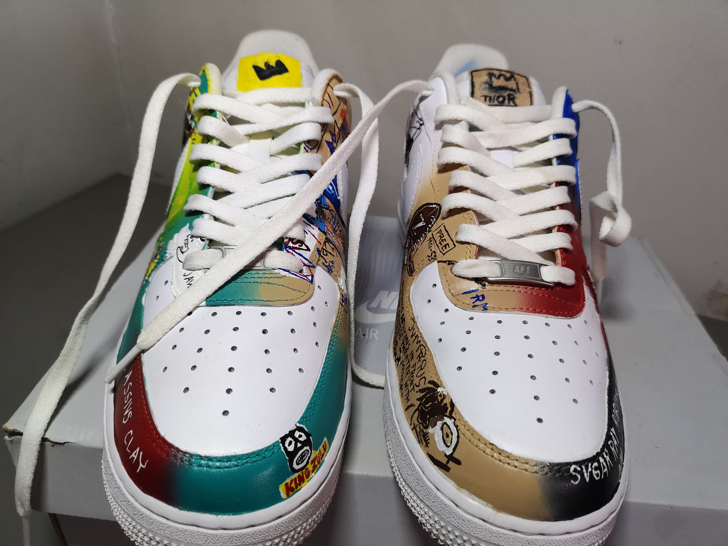 Basquiat AF1s - Catch Body Customs