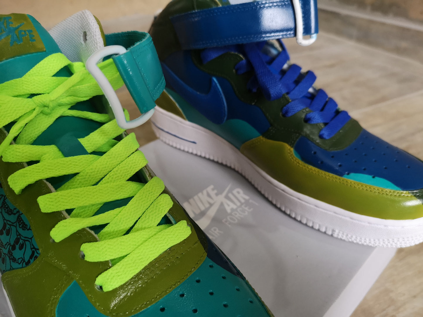 Ape Force 1 Sneakers - Catch Body Customs