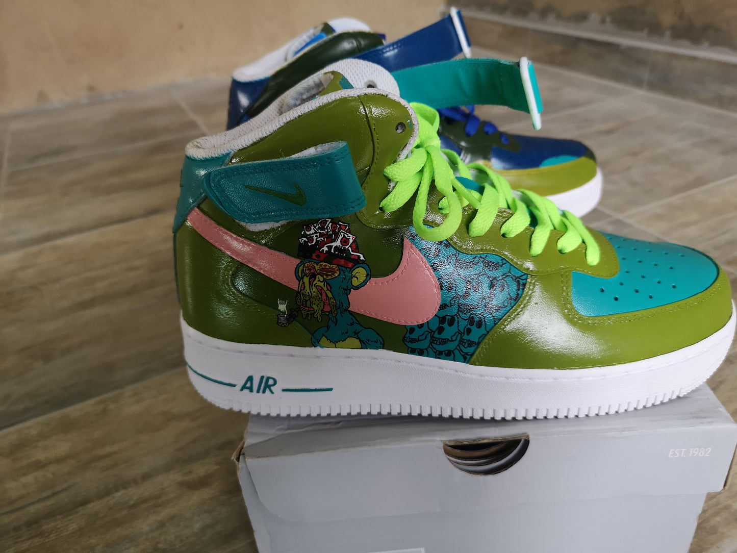 Ape Force 1 Sneakers - Catch Body Customs