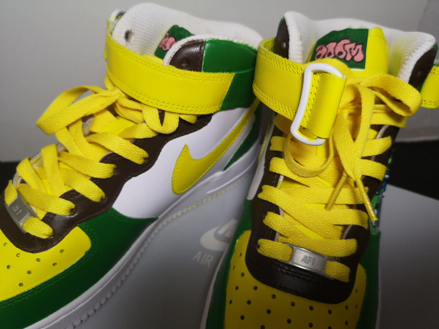 ALL CAPS FORCE 1S - Catch Body Customs