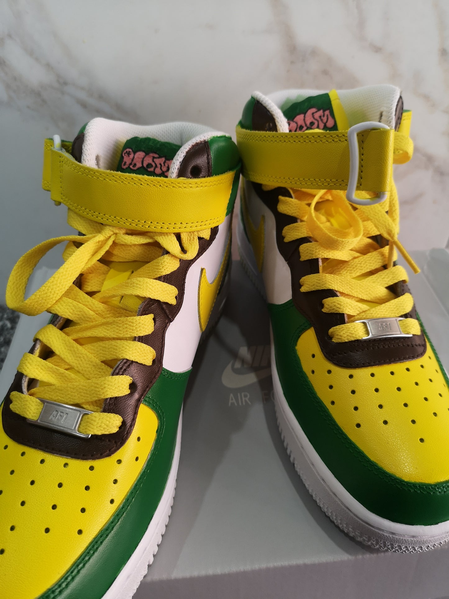 ALL CAPS FORCE 1S - Catch Body Customs