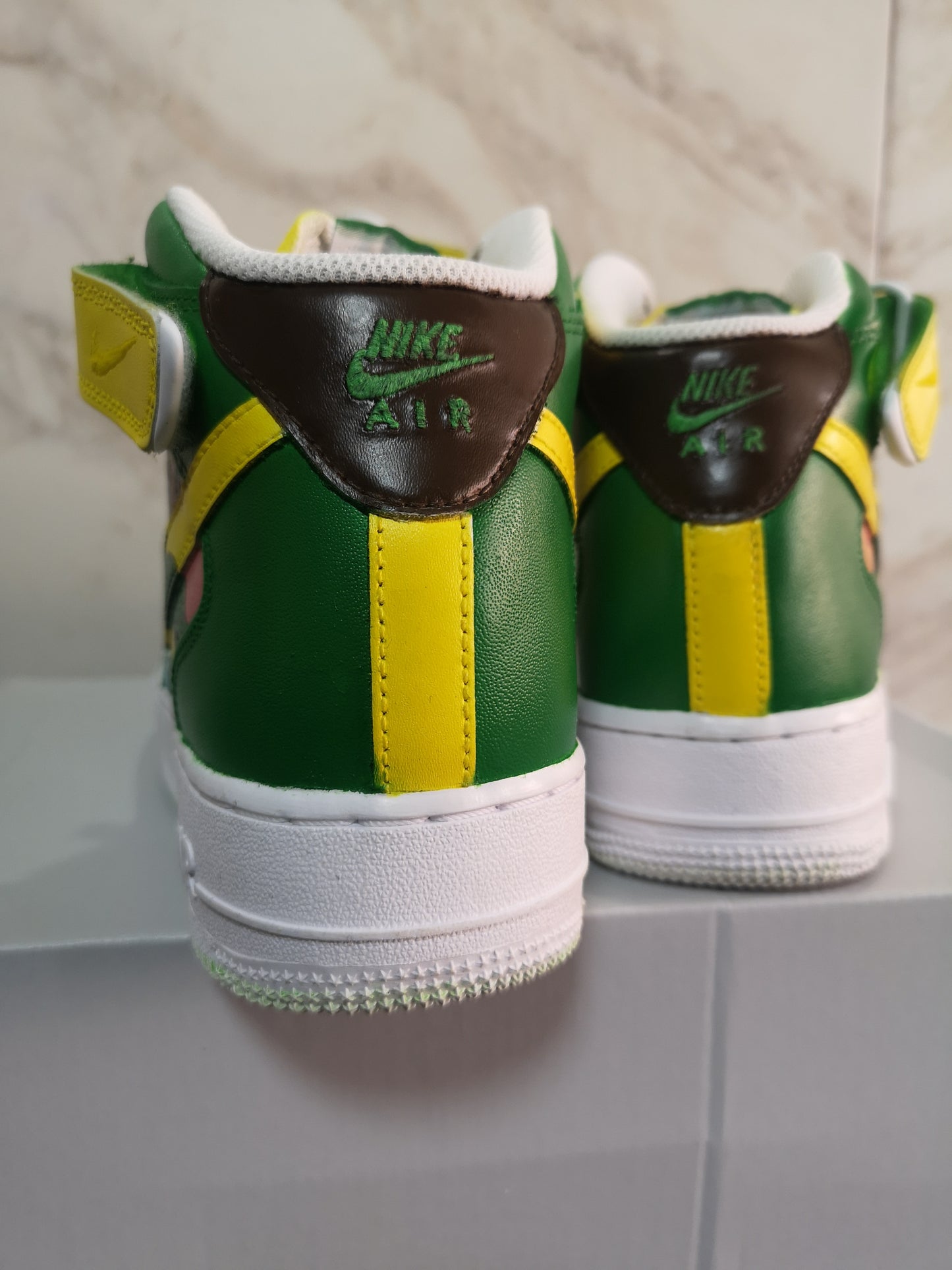 ALL CAPS FORCE 1S - Catch Body Customs