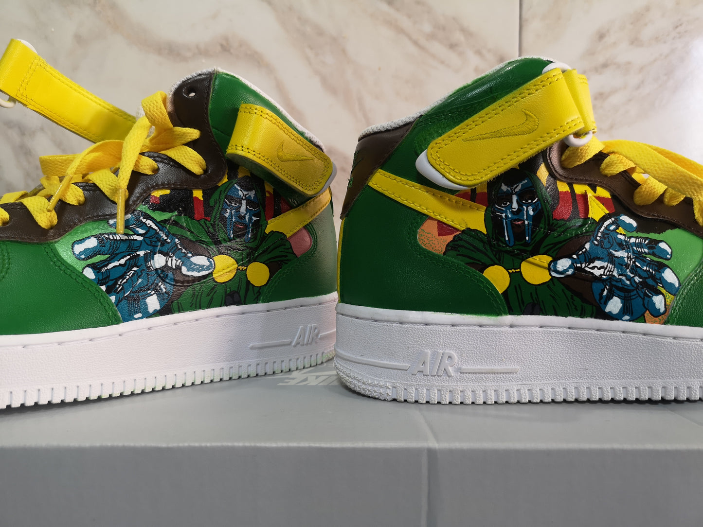 ALL CAPS FORCE 1S - Catch Body Customs