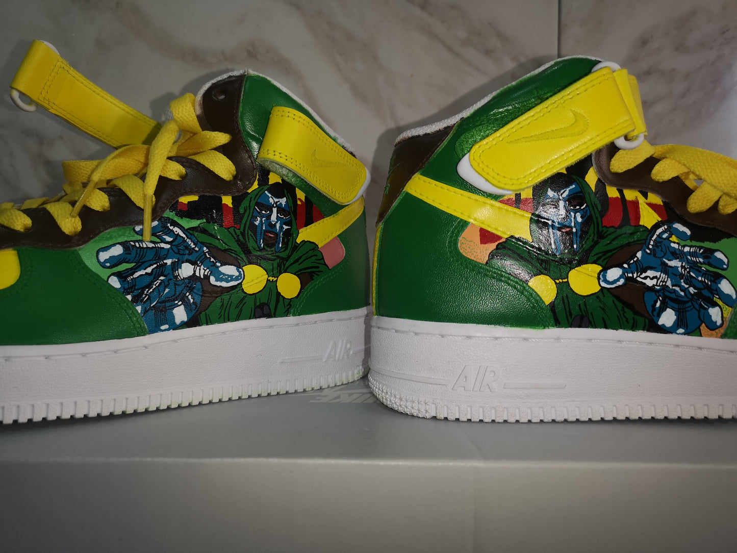 ALL CAPS FORCE 1S - Catch Body Customs