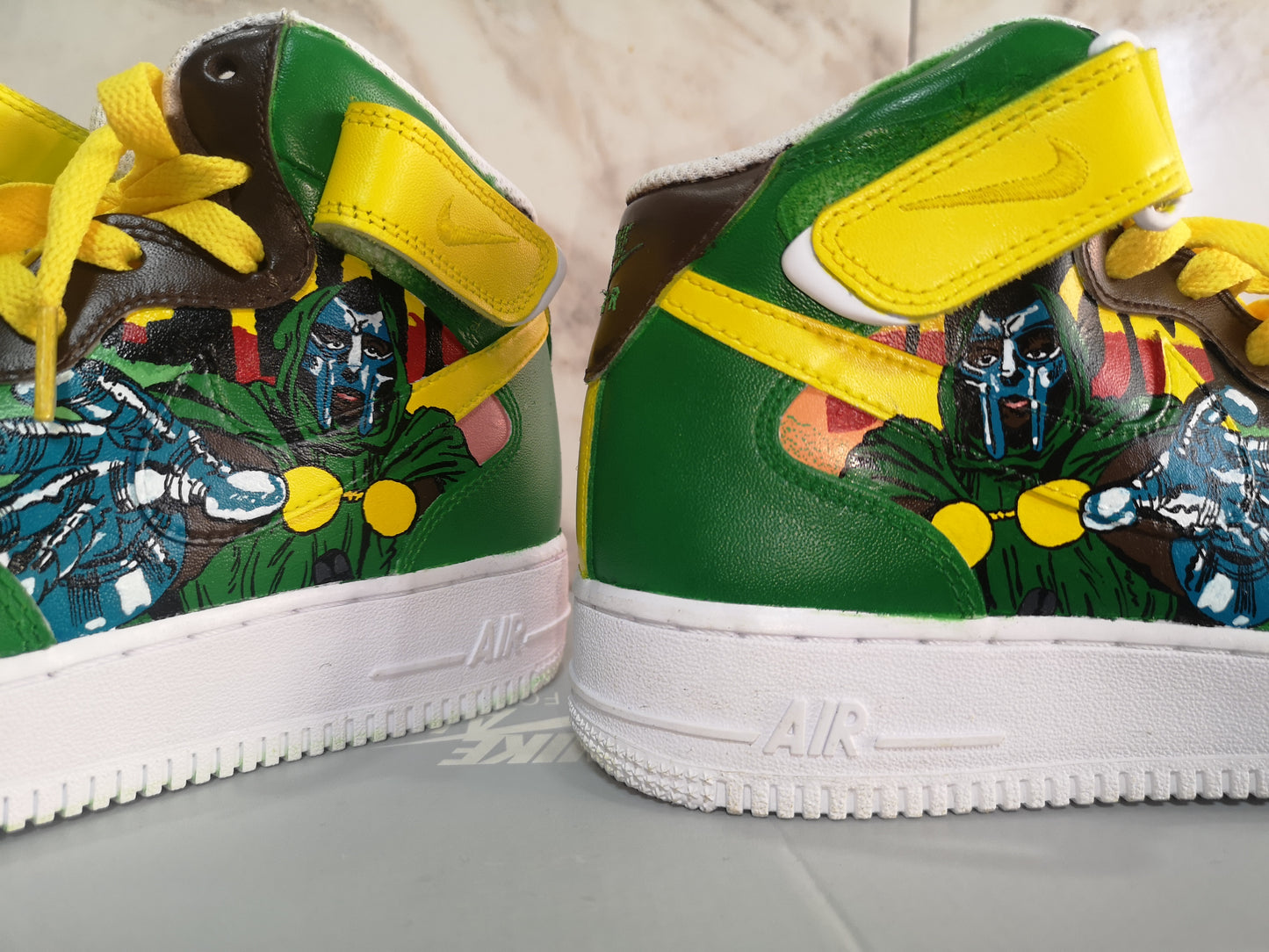 ALL CAPS FORCE 1S - Catch Body Customs