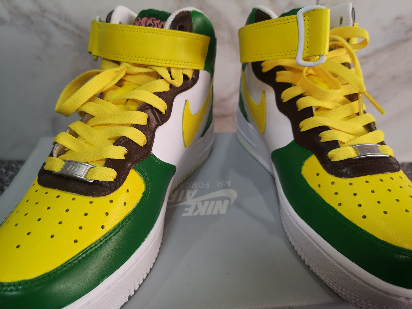 ALL CAPS FORCE 1S - Catch Body Customs