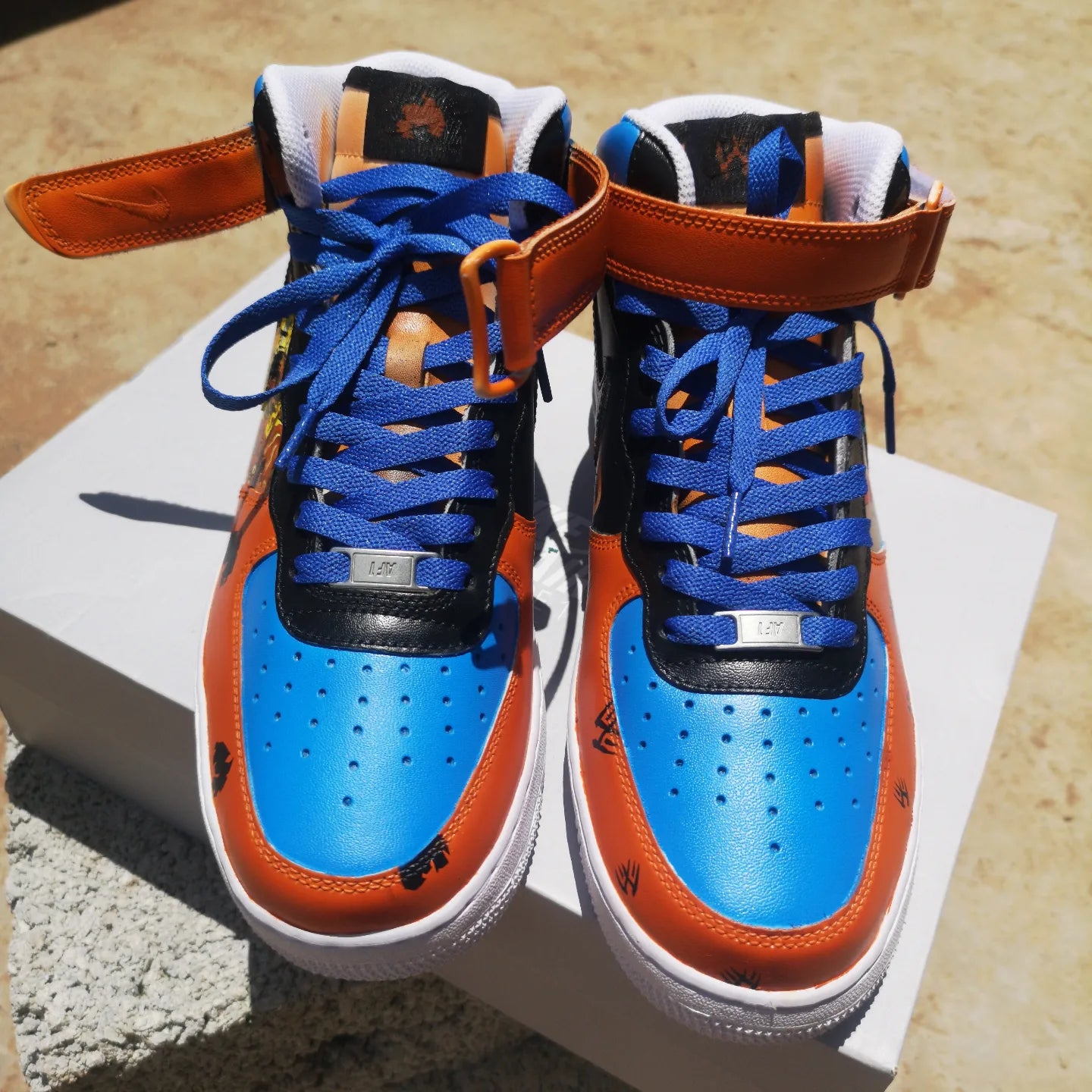 Meth vs Wolverine Air Force 1s - Catch Body Customs