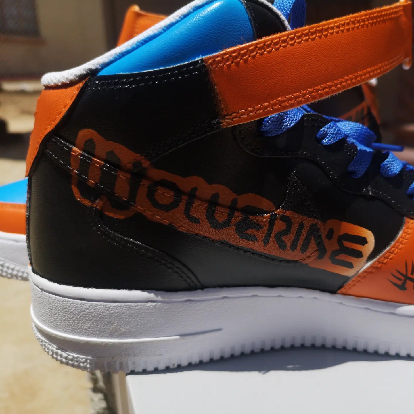 Meth vs Wolverine Air Force 1s - Catch Body Customs