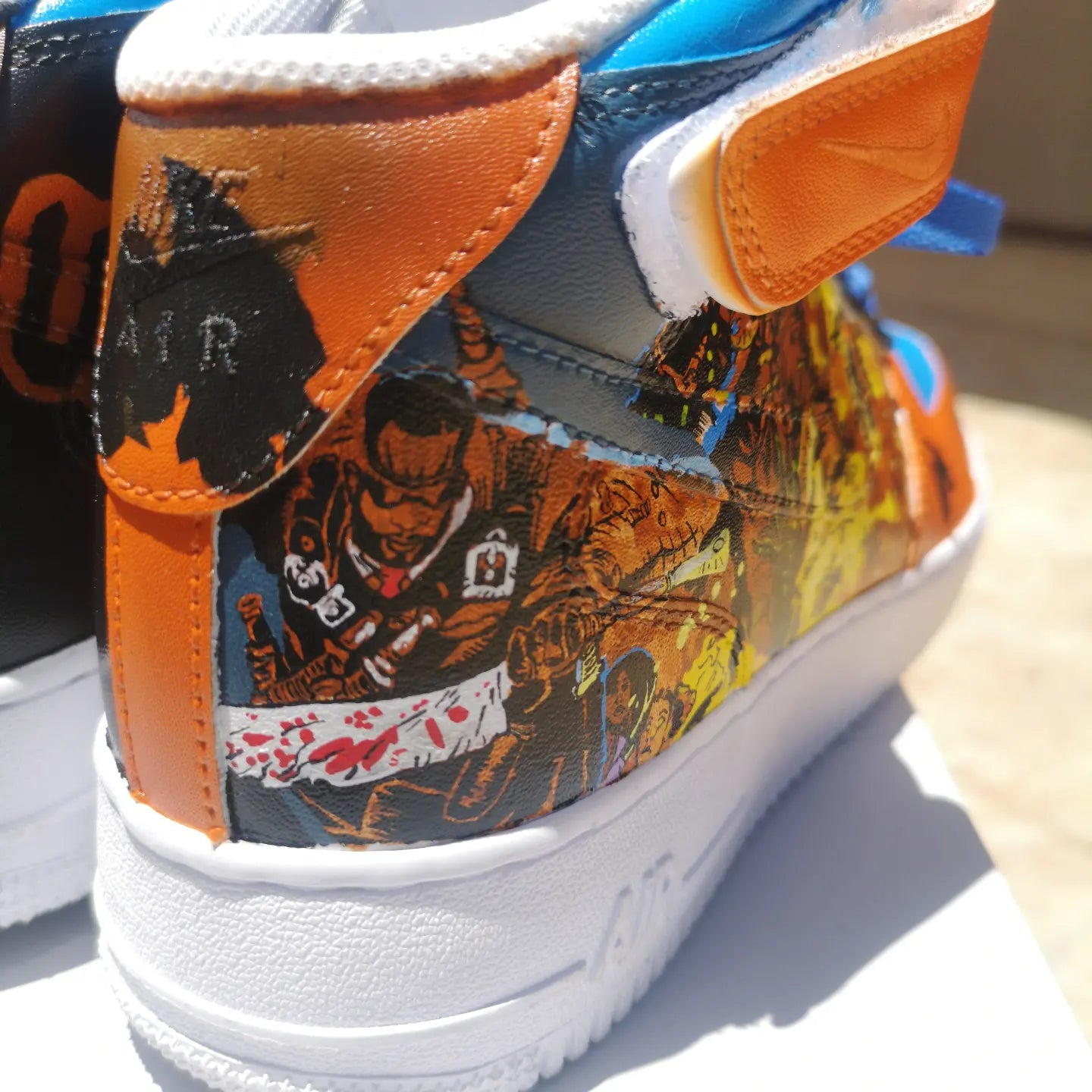Meth vs Wolverine Air Force 1s - Catch Body Customs