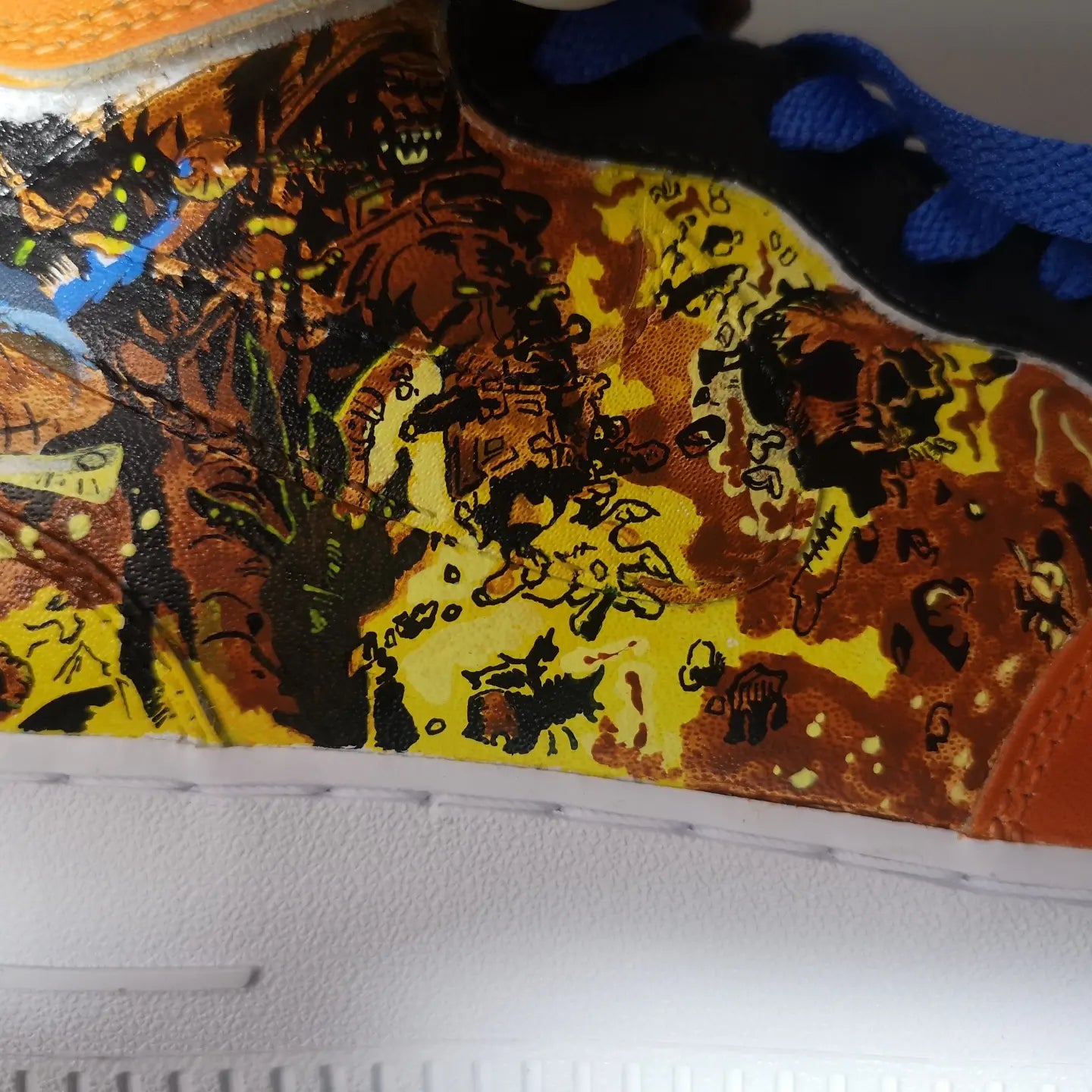 Meth vs Wolverine Air Force 1s - Catch Body Customs