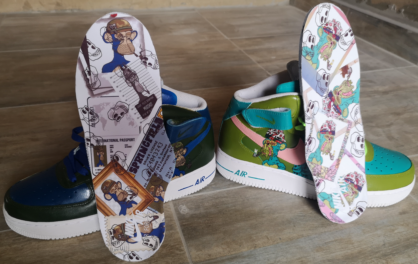 Ape Force 1 Sneakers - Catch Body Customs