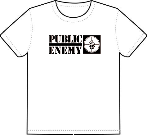 Public Enemy t-shirt - Catch Body Customs