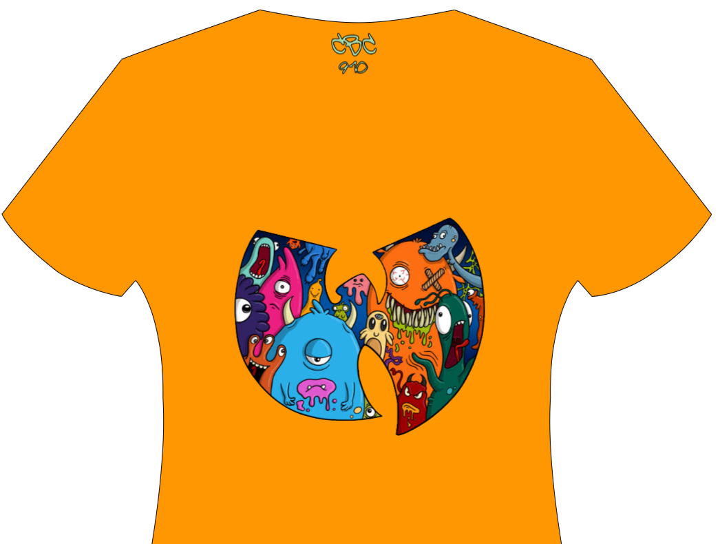 Wu-Monsters Inc. T-Shirt - Catch Body Customs