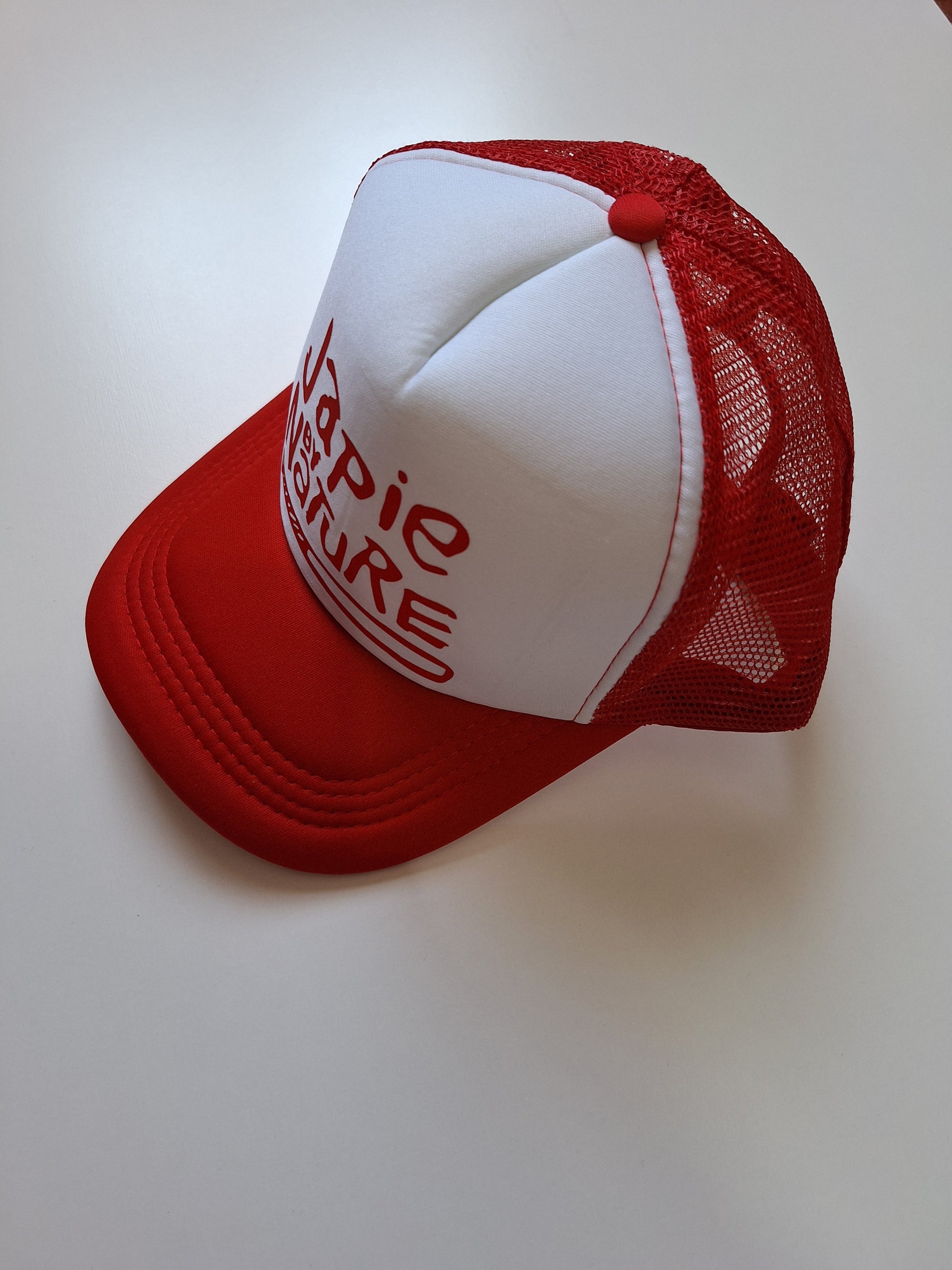 One-of-One Naughty By Nature Gas Station Trucker Cap - Catch Body Customs
