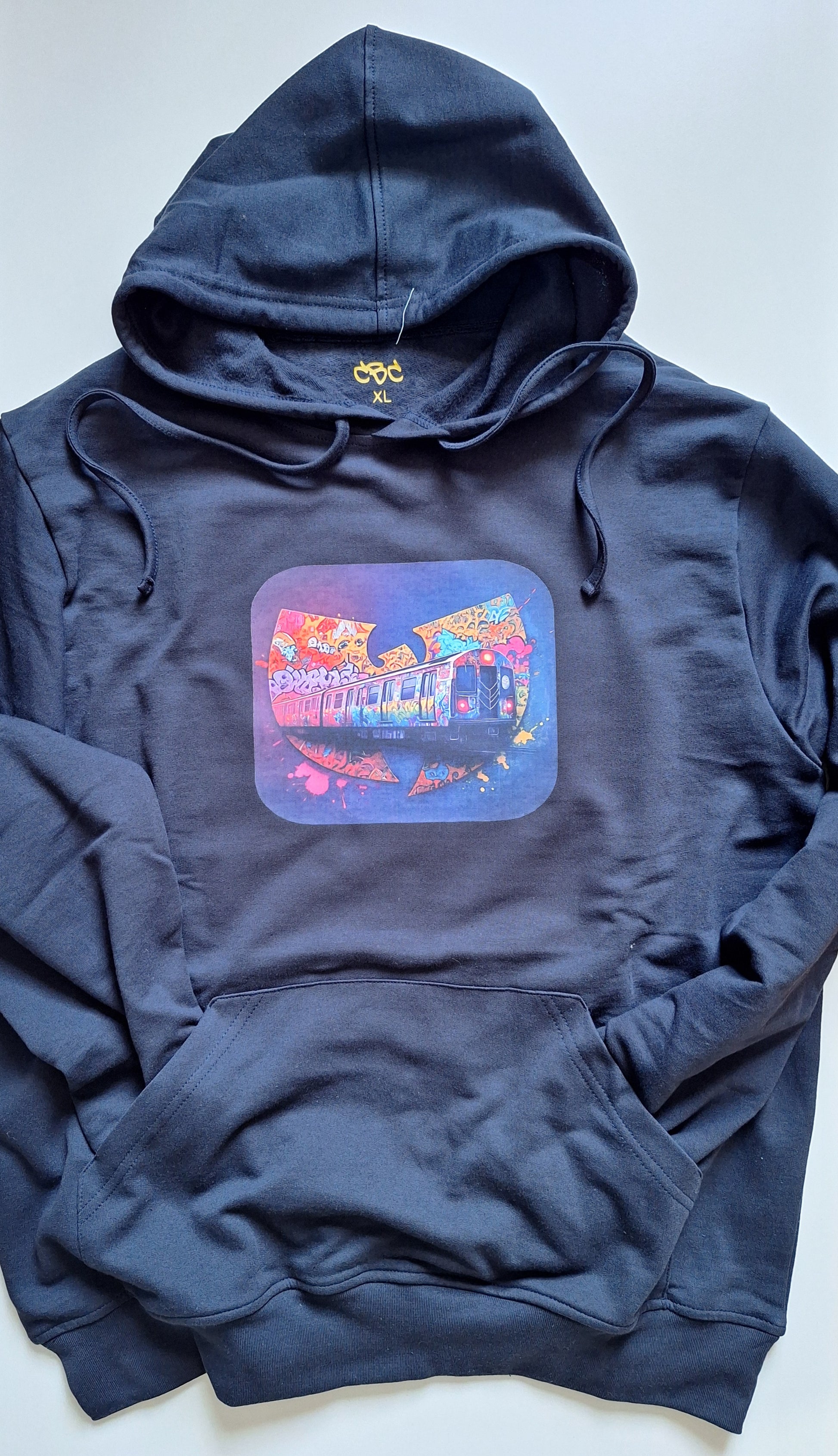 Wu-Tang Graffiti Train Hoodie - Catch Body Customs