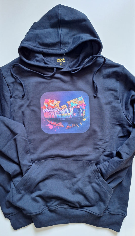 Wu-Tang Graffiti Train Hoodie - Catch Body Customs