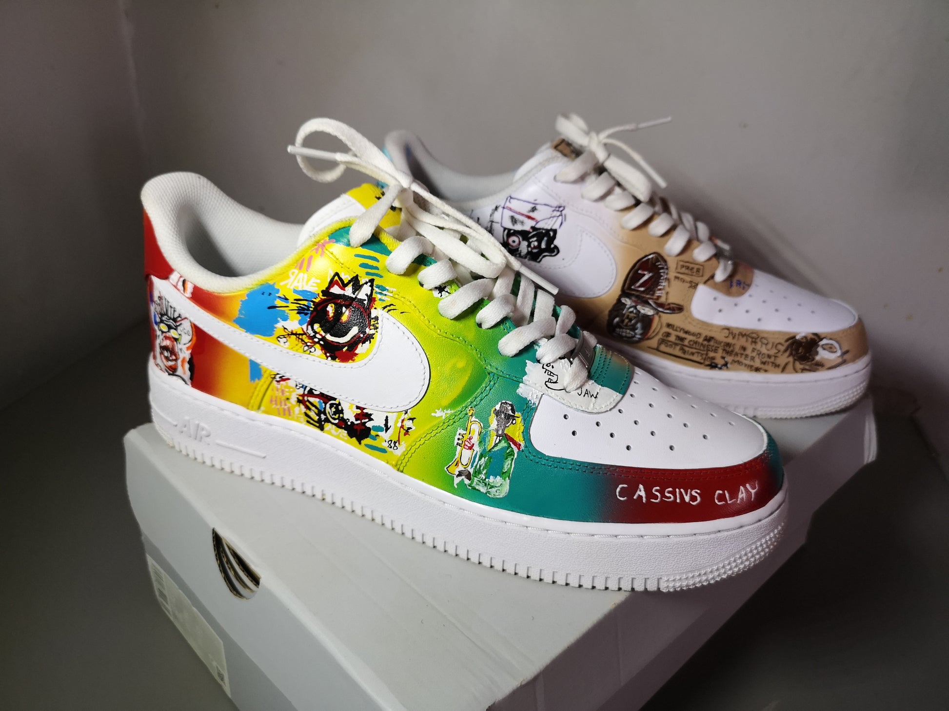 Basquiat AF1s - Catch Body Customs