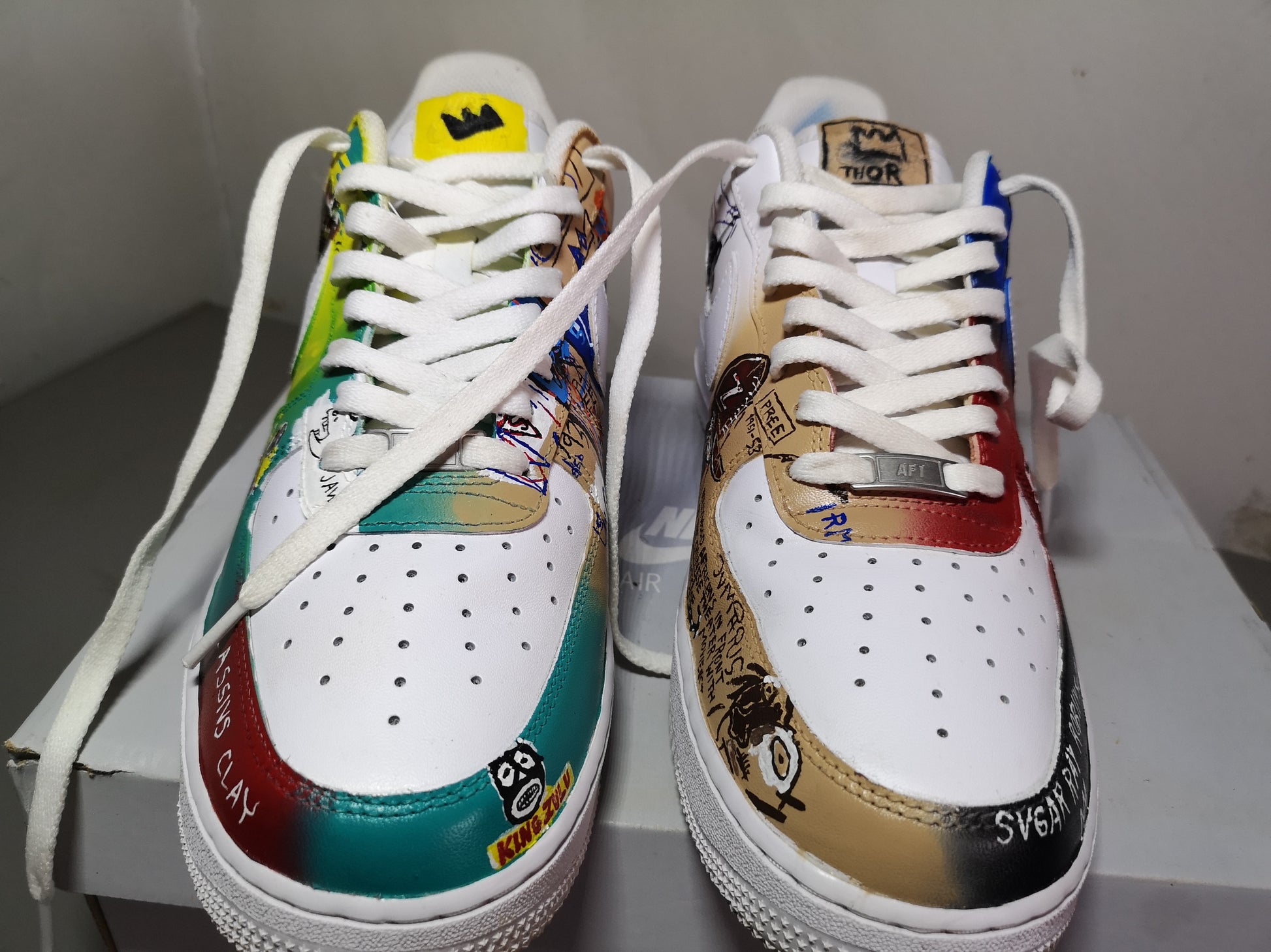 Basquiat AF1s - Catch Body Customs
