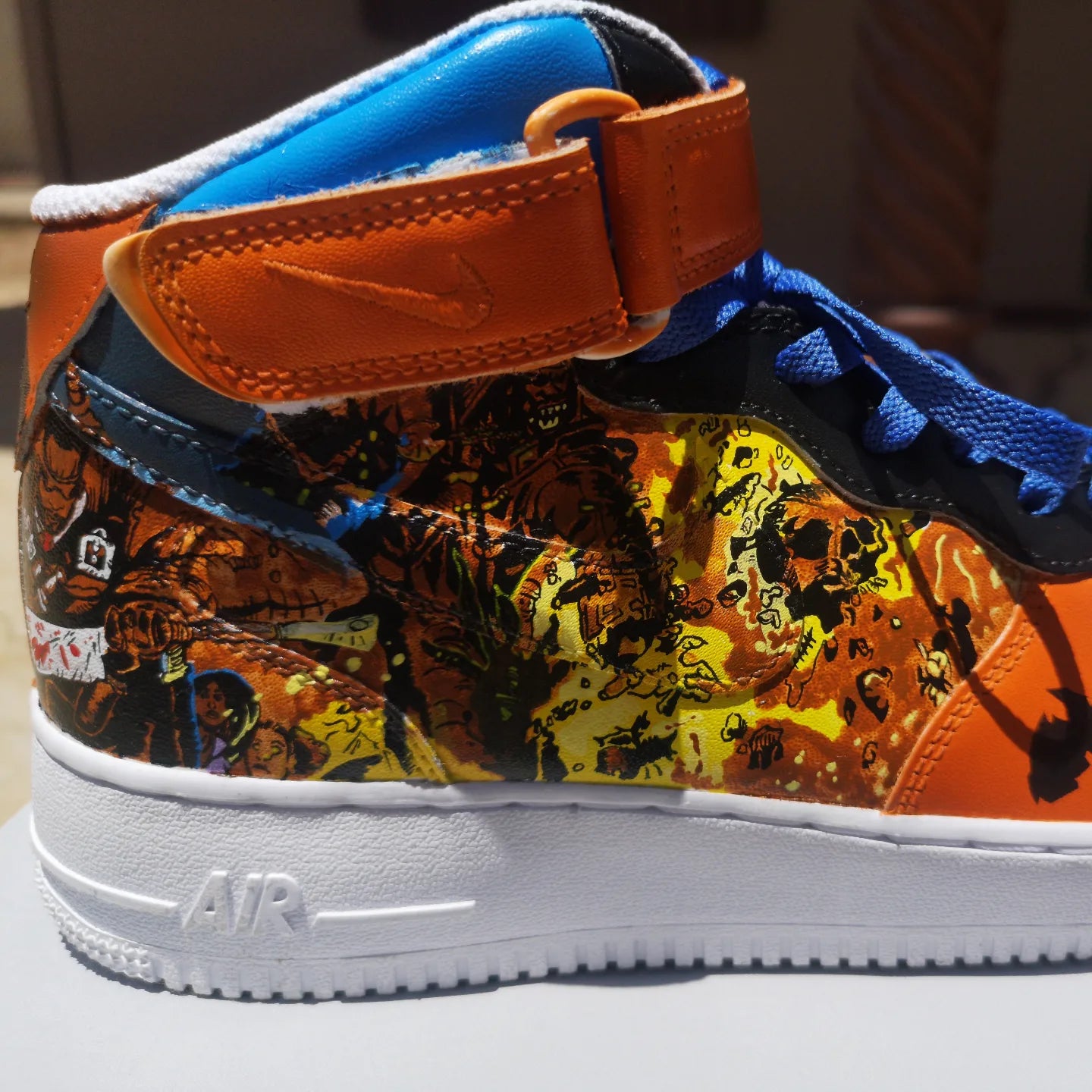 Meth vs Wolverine Air Force 1s - Catch Body Customs
