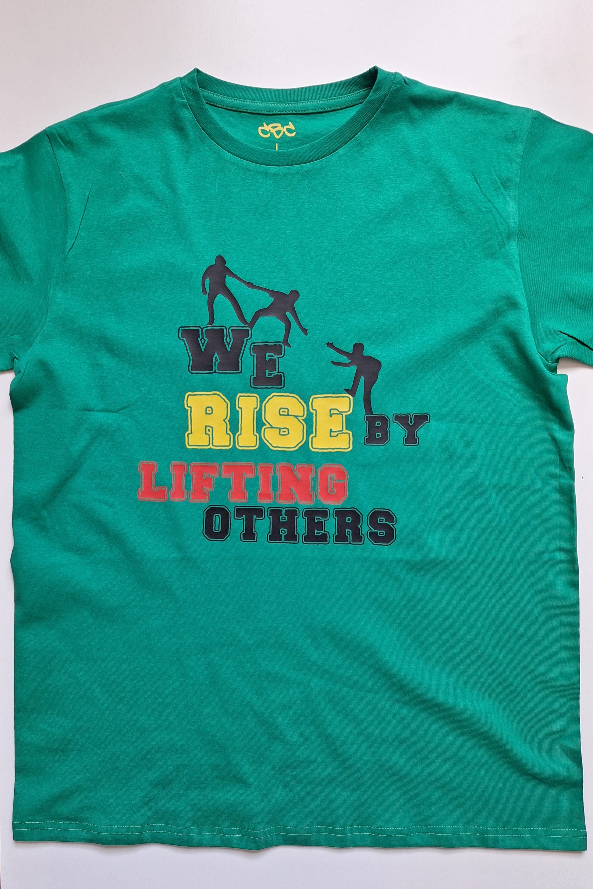 We Rise by Lifting T-shirt - Catch Body Customs